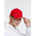 Бейсболка Spiker, красная с белым
