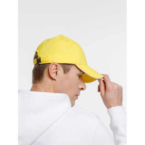 Бейсболка Spiker, желтая с белым Бейсболка Spiker, желтая с белым