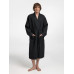 Халат вафельный Kimono, черный Халат вафельный Kimono, черный