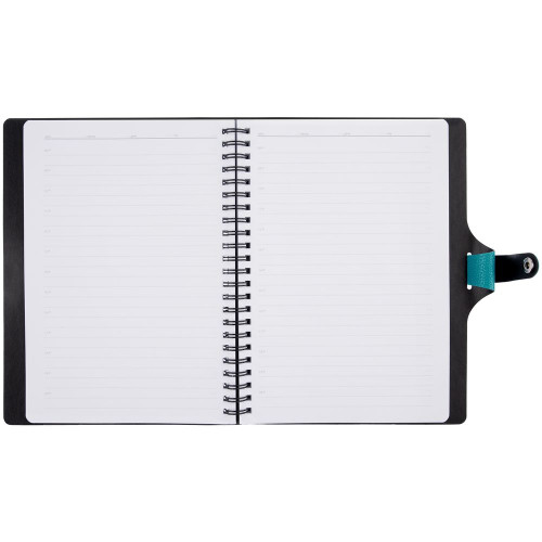 Ежедневник Strep Front на заказ, недатированный, бирюзовый