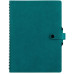 Ежедневник Strep Front на заказ, недатированный, бирюзовый