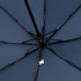 Зонт складной Classic, темно-синий с темной ручкой