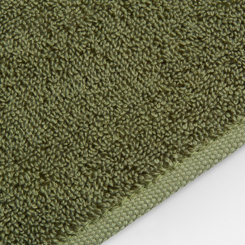 Полотенце махровое Terrychic, среднее, зеленое