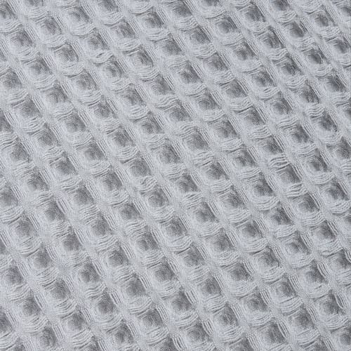 Плед вафельный Elenglect, светло-серый