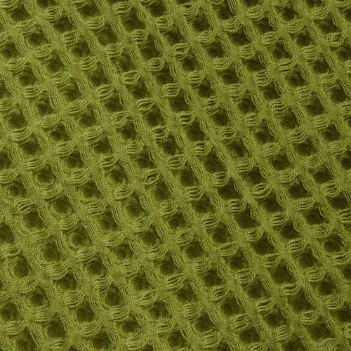 Плед вафельный Elenglect, зеленый