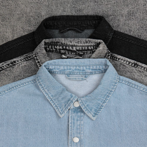 Куртка джинсовая O3, черная Куртка джинсовая O3, черная