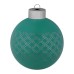 Елочный шар Queen с лентой, 8 см, зеленый