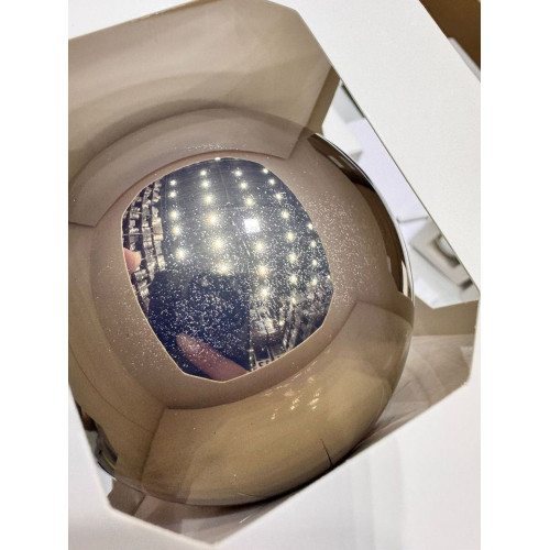 Оформительский шар Finery, 10 см, глянцевый серебристый Оформительский шар Finery, 10 см, глянцевый серебристый