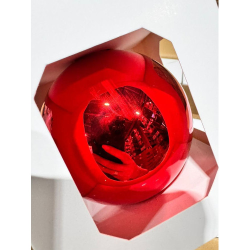 Оформительский шар Finery, 10 см, глянцевый красный Оформительский шар Finery, 10 см, глянцевый красный