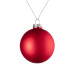 Елочный шар Finery Matt, 8 см, матовый, темно-красный Елочный шар Finery Matt, 8 см, матовый, темно-красный