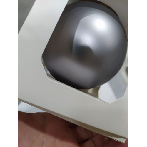 Оформительский шар Finery, 10 см, матовый серебристый Оформительский шар Finery, 10 см, матовый серебристый