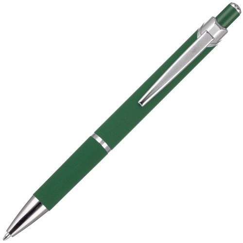 Ручка шариковая Chromos Soft Touch, зеленая Ручка шариковая Chromos Soft Touch, зеленая