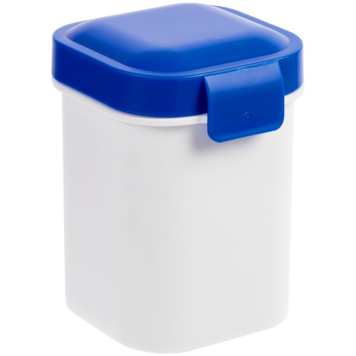 Ланчбокс для снеков Lunch Crunch, белый с синим Ланчбокс для снеков Lunch Crunch, белый с синим