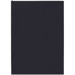 Ежедневник Flat, недатированный, черный