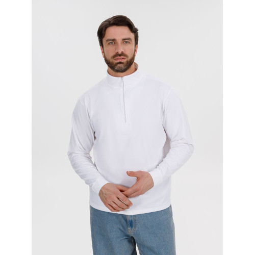 Свитшот на молнии Morfiss, белый Свитшот на молнии Morfiss, белый