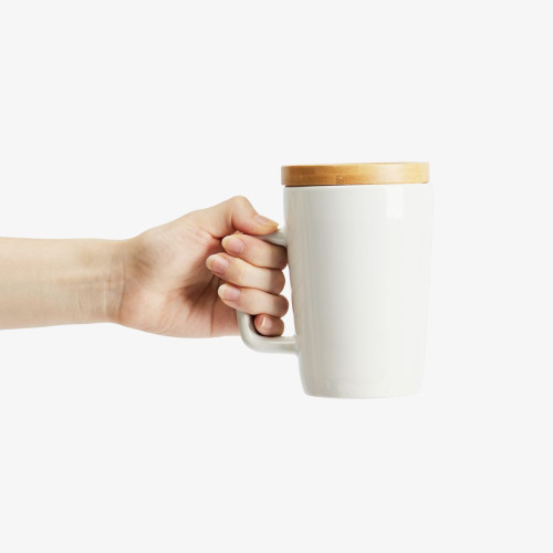 Кружка Vierra с крышкой-костером, белая Кружка Vierra с крышкой-костером, белая