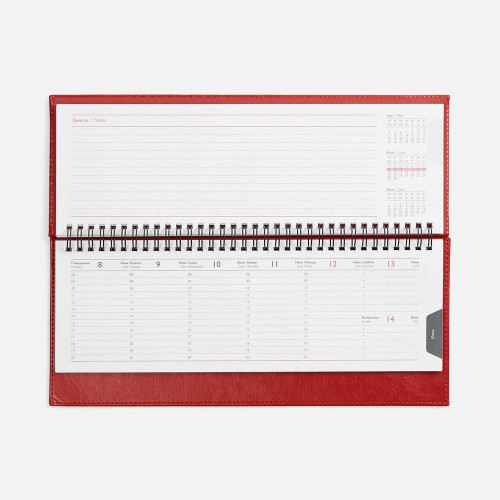 Планинг Faro, датированный, красный Планинг Faro, датированный, красный