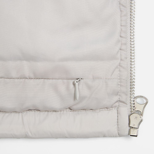 Куртка унисекс Warmbridge, светло-серая Куртка унисекс Warmbridge, светло-серая