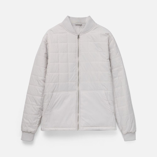 Куртка унисекс Warmbridge, светло-серая Куртка унисекс Warmbridge, светло-серая