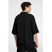 Футболка оверсайз унисекс T9, черная Футболка оверсайз унисекс T9, черная