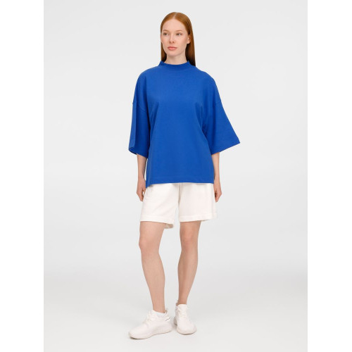 Футболка оверсайз унисекс T9, синяя Футболка оверсайз унисекс T9, синяя