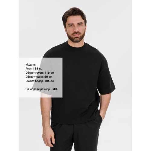 Футболка оверсайз Big Boss, черная