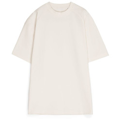 Футболка оверсайз унисекс Sideline, молочно-белая