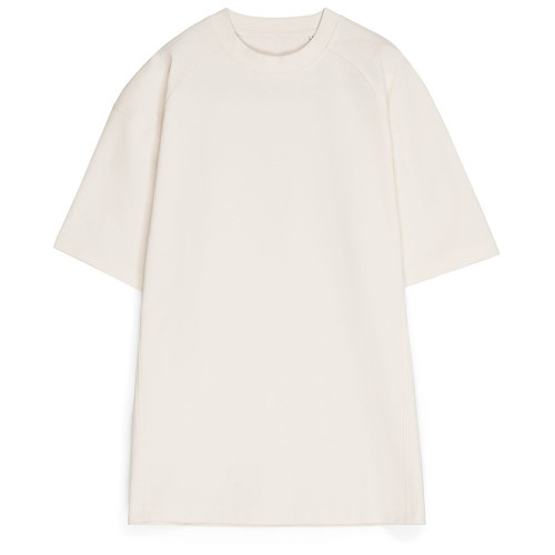 Футболка оверсайз унисекс Sideline, молочно-белая Футболка оверсайз унисекс Sideline, молочно-белая