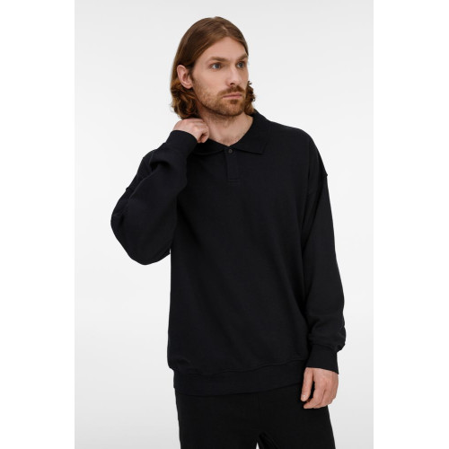 Свитшот оверсайз унисекс S6, черный Свитшот оверсайз унисекс S6, черный