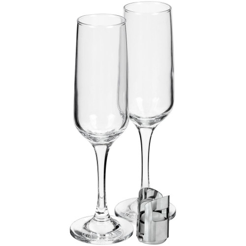 Набор для шампанского Isabella, в черной упаковке Набор для шампанского Isabella, в черной упаковке