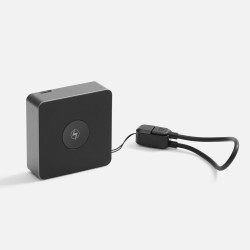 Внешний аккумулятор с беспроводной зарядкой Aura Power, серый