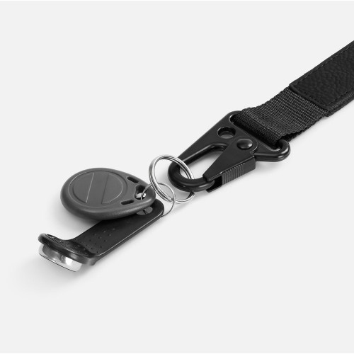 Брелок с карабином Manlig, черный Брелок с карабином Manlig, черный