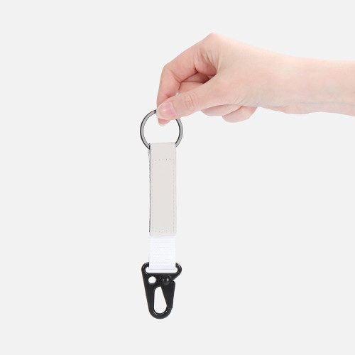Брелок с карабином Manlig, белый Брелок с карабином Manlig, белый