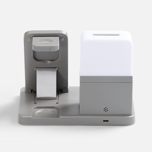 Зарядная станция с электронными часами и подсветкой Large Charge ver.3, серая Зарядная станция с электронными часами и подсветкой Large Charge ver.3, серая