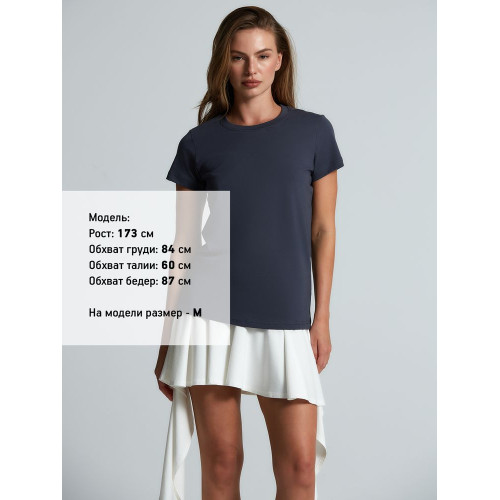 Футболка женская T-bolka Lady, темно-серая (графит) Футболка женская T-bolka Lady, темно-серая (графит)