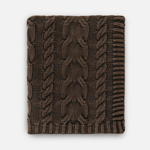 Плед Hygge, коричневый