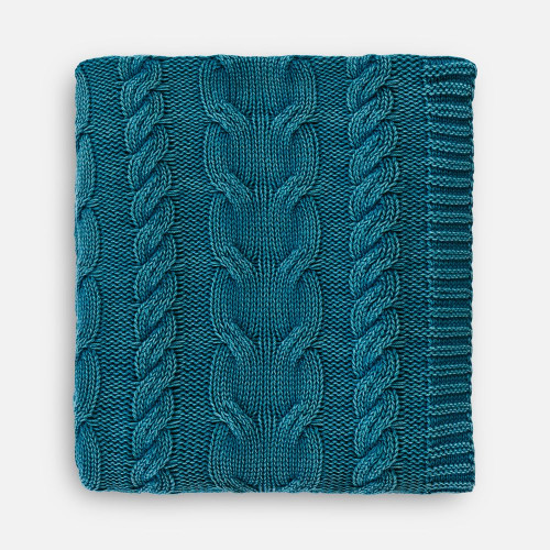 Плед Hygge, темно-зеленый