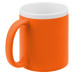 Кружка StopSpot с покрытием софт-тач, оранжевая Кружка StopSpot с покрытием софт-тач, оранжевая