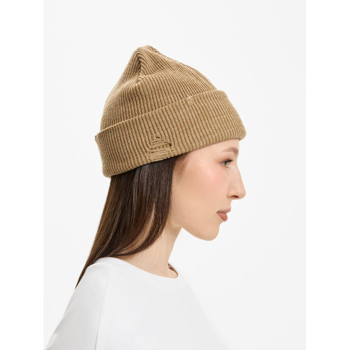 Шапка Ribelle, коричнево-бежевый меланж Шапка Ribelle, коричнево-бежевый меланж