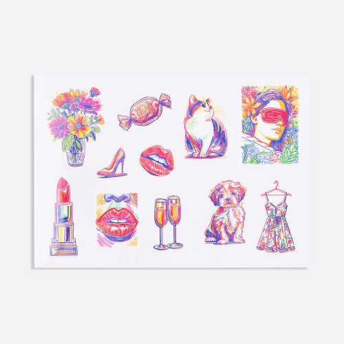 Стикерпак UV-DTF Thematic, 8 марта Стикерпак UV-DTF Thematic, 8 марта