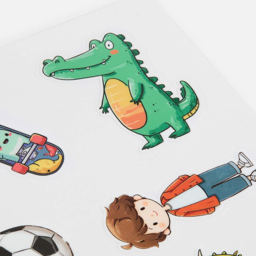 Стикерпак UV-DTF Thematic, для мальчиков Стикерпак UV-DTF Thematic, для мальчиков