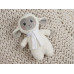 Мягкая игрушка Beastie Toys, овечка с белым шарфом Мягкая игрушка Beastie Toys, овечка с белым шарфом