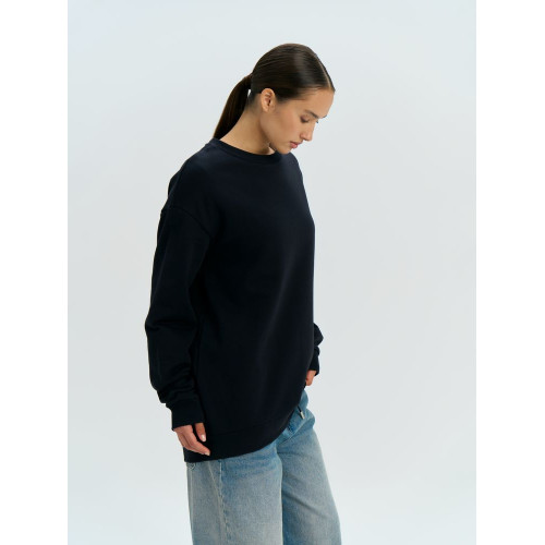 Свитшот оверсайз унисекс Omnifit, черный Свитшот оверсайз унисекс Omnifit, черный