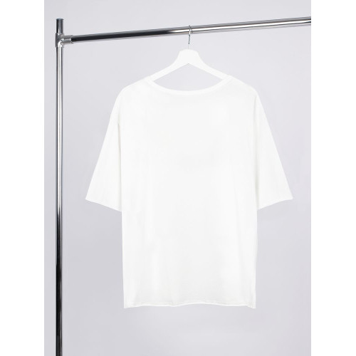 Футболка оверсайз унисекс Vozduh, молочно-белая Футболка оверсайз унисекс Vozduh, молочно-белая