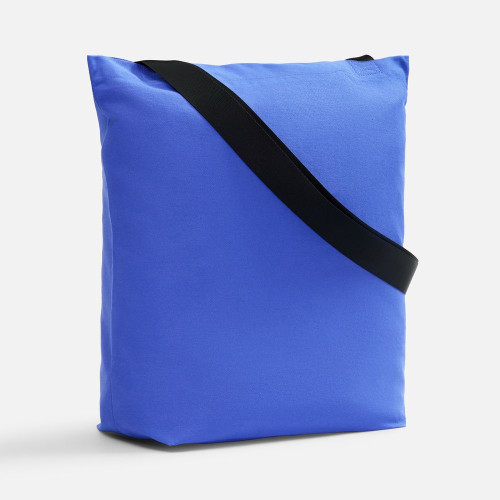 Шопер B5, синий с широкими черными ручками Шопер B5, синий с широкими черными ручками