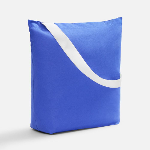 Шопер B5, синий с широкими белыми ручками Шопер B5, синий с широкими белыми ручками