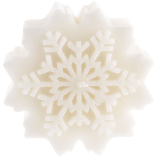 Свеча Snowflame 1, белая, 8 см