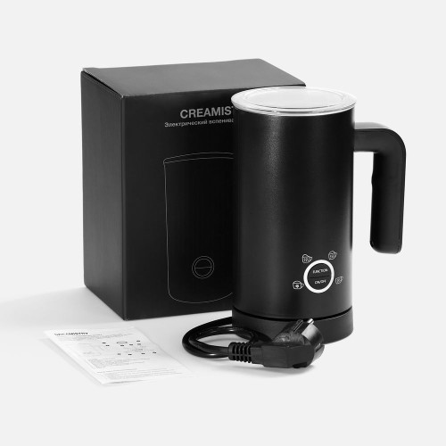 Электрический вспениватель молока Creamistry, черный Электрический вспениватель молока Creamistry, черный