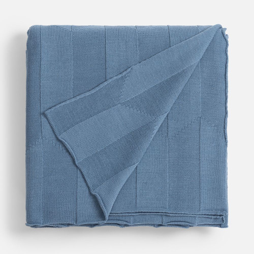 Плед Rombus, синий (дымчатый) Плед Rombus, синий (дымчатый)