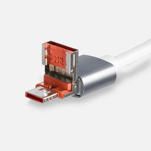 USB-хаб Slotto, серый USB-хаб Slotto, серый